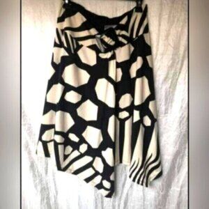 Vintage Joseph Ribkoff A-Symmetrical Layered Skirt Size 12